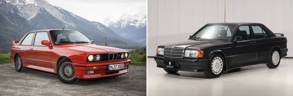 BMW-E30-M3-Mercedes-190E-2.3-16